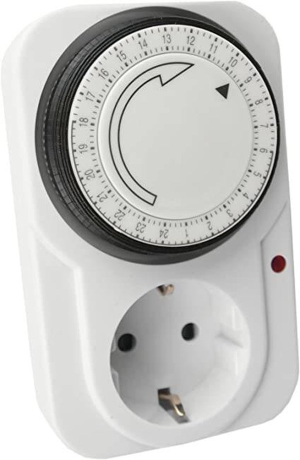 Elix Mechanische timer - 24u - 2P+A 16A - 3680W - Ref. 38375