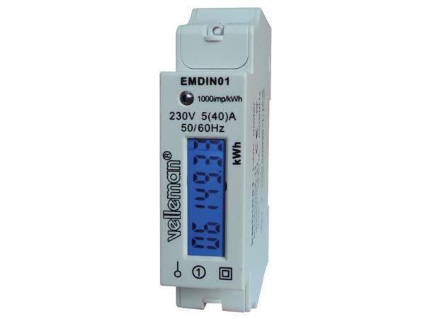 eenfasige energiemeter EMDIN01