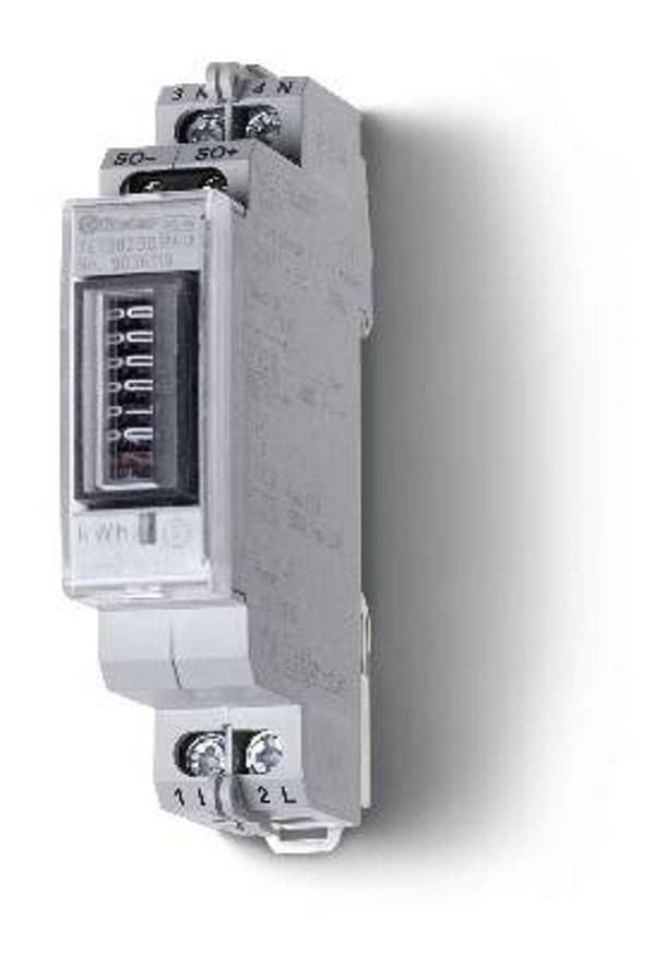 Finder KWh teller analoog 1F 10/32A 230V MID ANNEX B+D enkel tarief FIN_7E1382300010