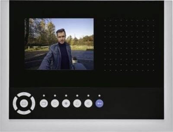 Niko Luxueuze handsfree videobinnenpost Zwart 10-572