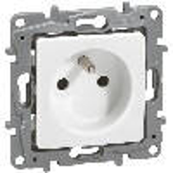 Legrand Niloé stopcontact 2P+A 16A schroefbevest. wit -664536