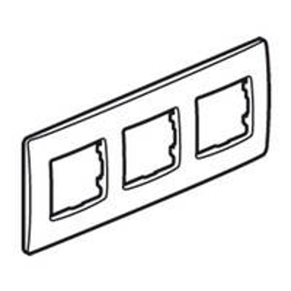 Legrand Niloé 3-voudig afdekplaat Créme - 665013
