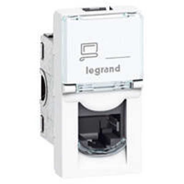 Legrand Mosaic FTP rj45 cat6a STP wit (1 module) 76573