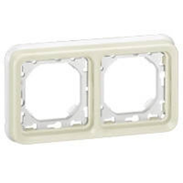 Legrand Plexo Inbouwkader- 2 horizontale mechanismen -wit 69694