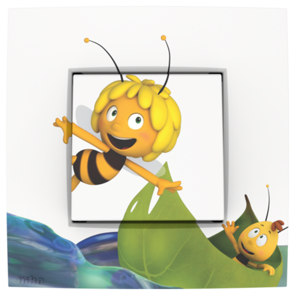 Niko Studio 100 Maya hero voor 230V enkelvoudige schakelaar 001-12021