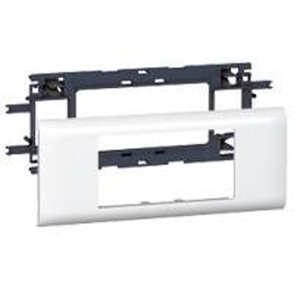 Legrand DLP (85mm) houder en afdekplaat wit, 4 modules 10994
