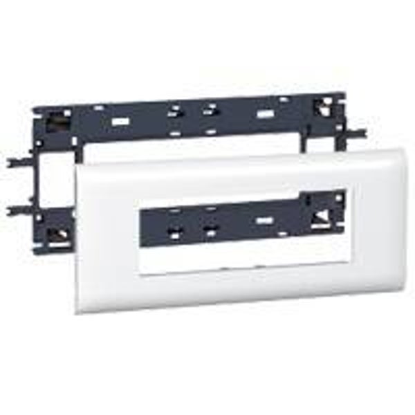 Legrand DLP (85mm) houder en afdekplaat wit, 6 modules 10996