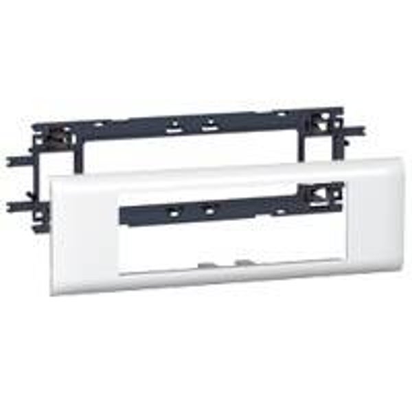 Legrand DLP houder en afdekplaat wit, 6 modules (deksel 65mm) 10956