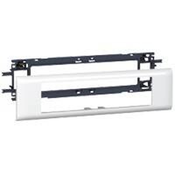 Legrand DLP houder en afdekplaat wit, 8 modules (deksel 65mm) 10958