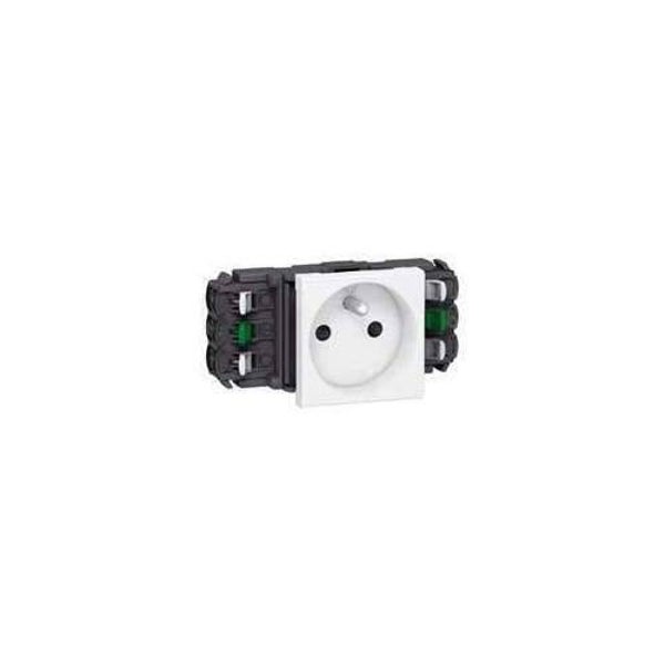 Legrand DLP stopcontact enkel, wit 2 mod - 77301