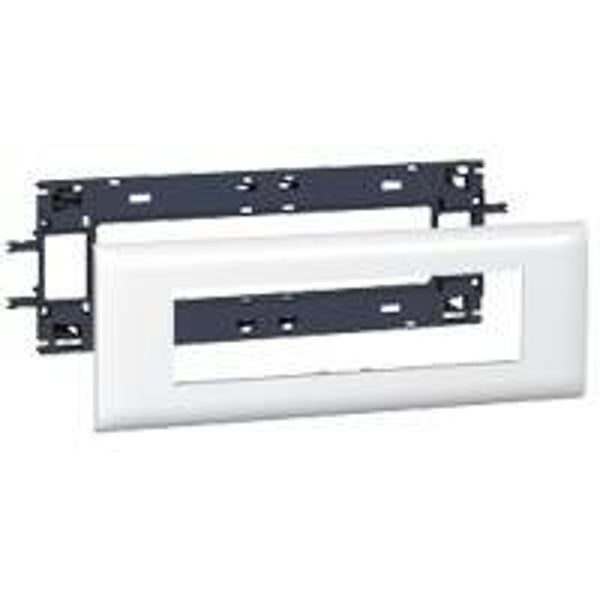 Legrand DLP (85mm) houder en afdekplaat wit, 8 modules 10998