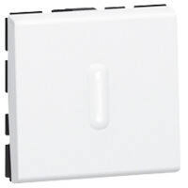 Legrand Mosaic wisselschakelaar met Led-verklikker, wit 10A (2 modules) 077012