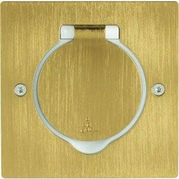 Legrand Vloerdoos 2 modules brons vierkant leeg 089710