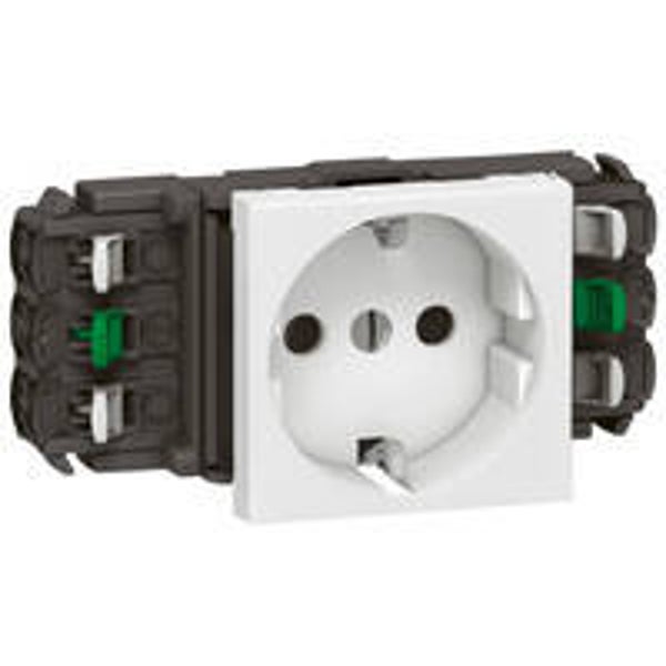 Legrand DLP Schuko stopcontact enkel, wit 077401