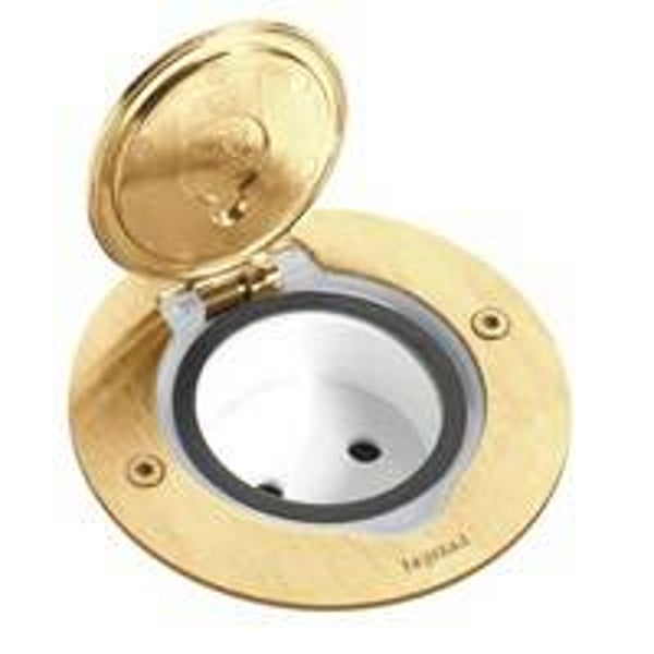 Legrand Vloerdoos 2 modules brons rond leeg089711