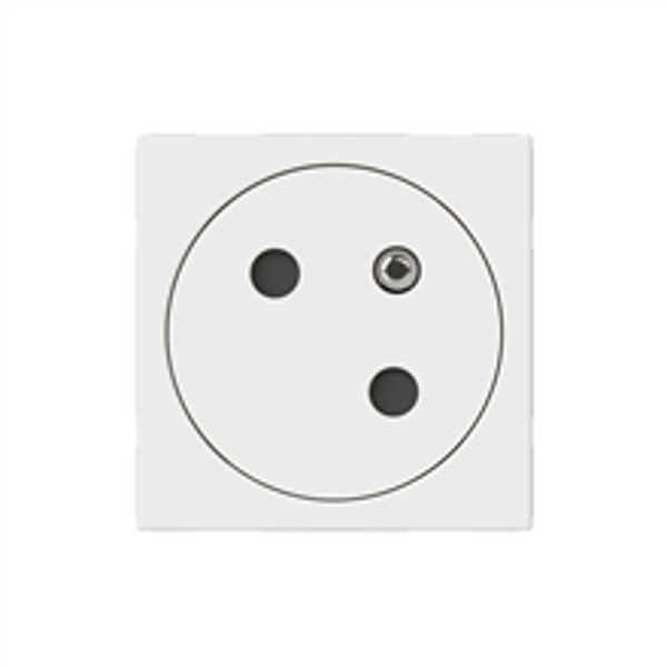 Legrand Mosaic Link contactdoos 2P+A -vlak- 45°-2 mod Wit - 077145L
