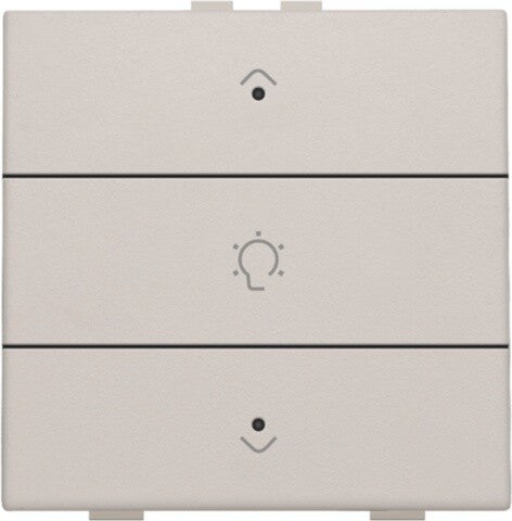 Niko Enkelvoudige dimbediening met led Light grey 102-52043
