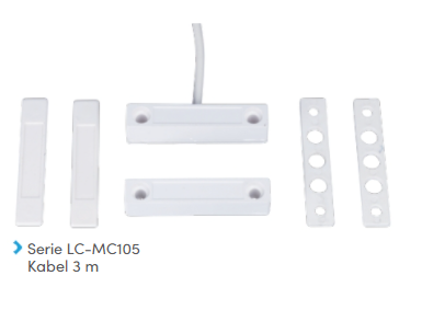 LockControl Opbouw Magneetcontact NO/NC   LC-MC10513