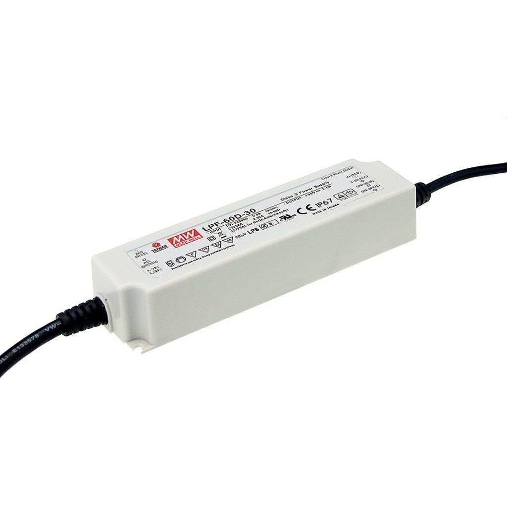 Meanwell 1-10V leddriver 220V-24V 60W  LPF-60D-24