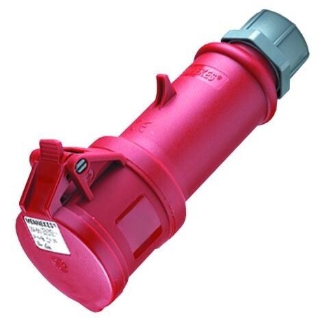 Mennekes koppeling 32A 4P 6H 400V rood - M126 Mks_ M126