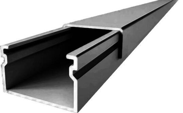 Kabelgoot installatiekanaal 20 x 12.5mm, kleur Zwart IW2012BLACK