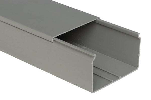 Kabelgoot, installatiekanaal 200 x 100 mm, kleur Grijs GSV_G40