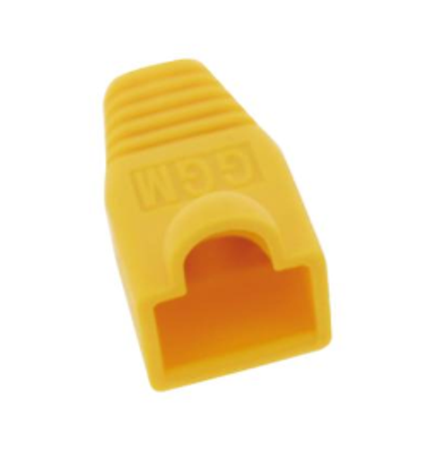 Kabeltulles voor RJ45 aansluiting Geel 10st   GGM_2105XM45J