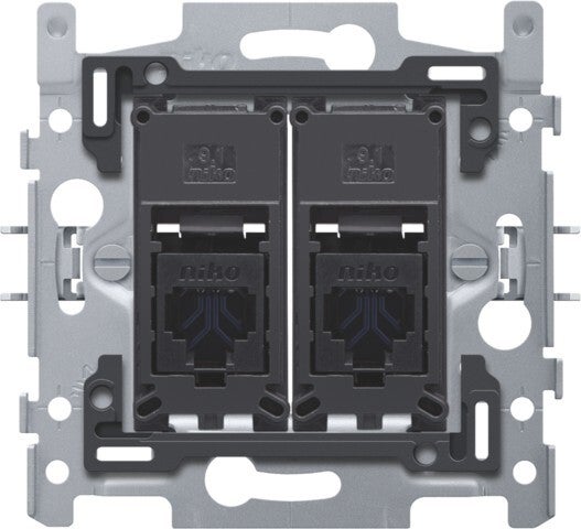 Niko Sokkel tweevoudig RJ45 UTP Cat6  170-65162