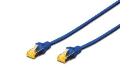 CAT 6A S-FTP Patchkabel, LSOH, Cu, AWG 26/7, lengte 0.25m, blauw  DK1644A0025/B