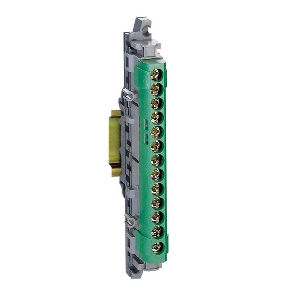Legrand Aardingsklemmen 113 mm IP2x - 12x16 + 1x25mm² - groen  04834