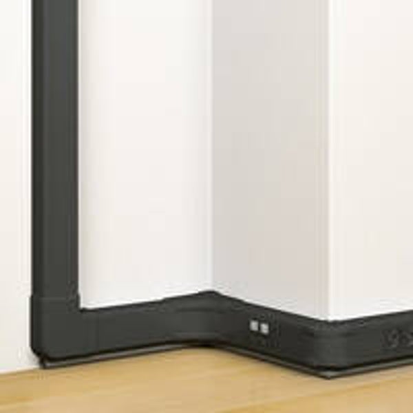 Legrand DLP klik-in Mosaic 50x80 deksel 45mm Zwart - 075750
