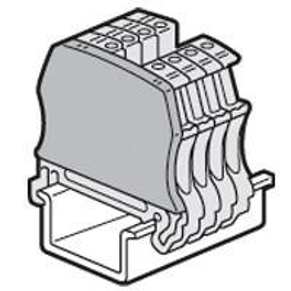 Legrand Eindplaat railklem 1 verbinding  37550