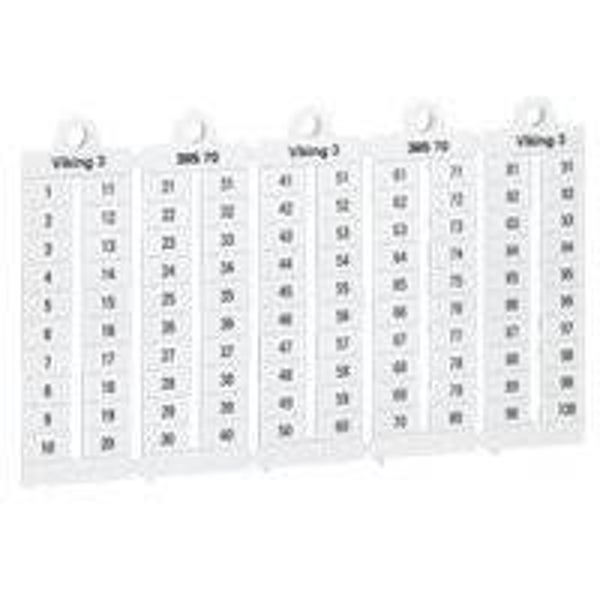Legrand Nummering 101-200 voor railklem 37160 en 37167  39511