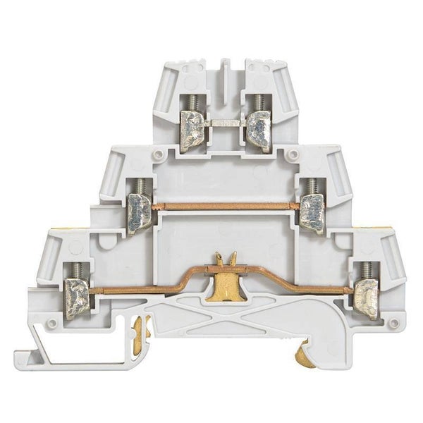 Legrand Railklem drievoudig met geel/groen markering tot 2.5mm  37152