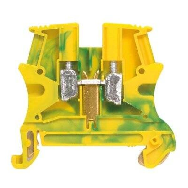 Legrand Schroefklem 1 verbinding 10 mm² - metalen voet groen/geel  37173