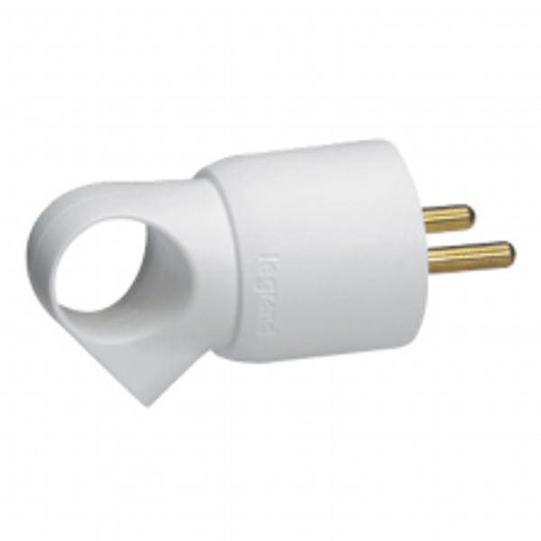 Legrand Stekker 2P+A met ring 16A Wit - 050420