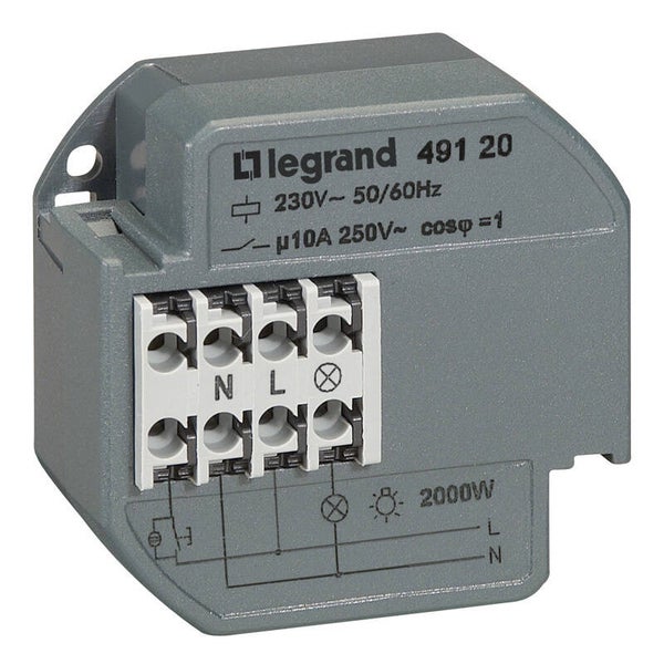 Legrand Teleruptor 10 AX - 230VAC - 50/60Hz - 49120