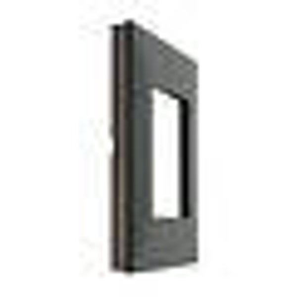 Legrand Valena Next Drievoudige afdekplaat verticaal 57mm Zwart Chroom- 741169