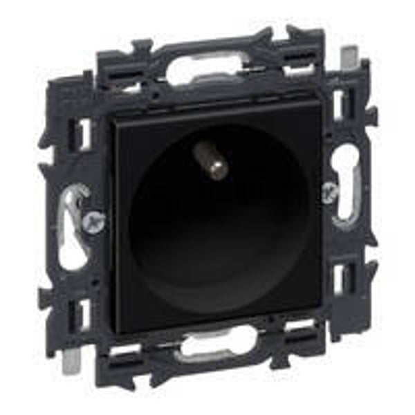 Legrand Valena Next Stopcontact 2P+A 16A Set Zwart klauwen - 741720