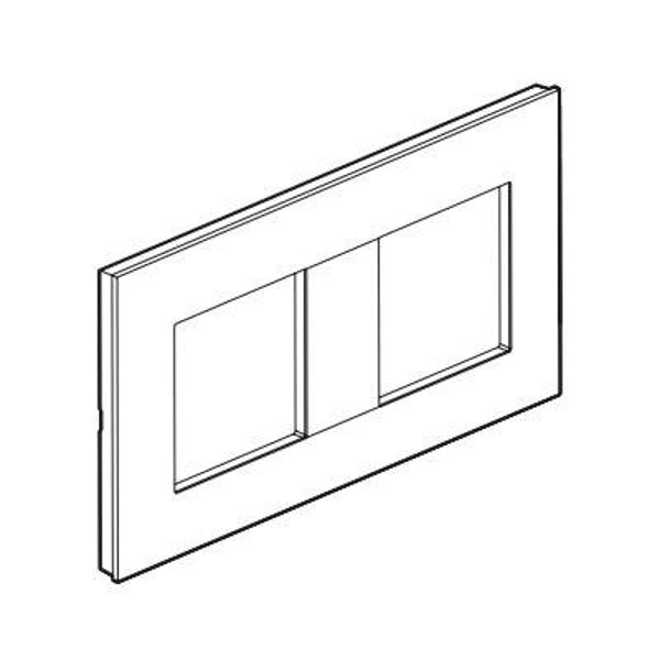 Legrand Valena Next Tweevoudige 71mm Aluminium- 741132