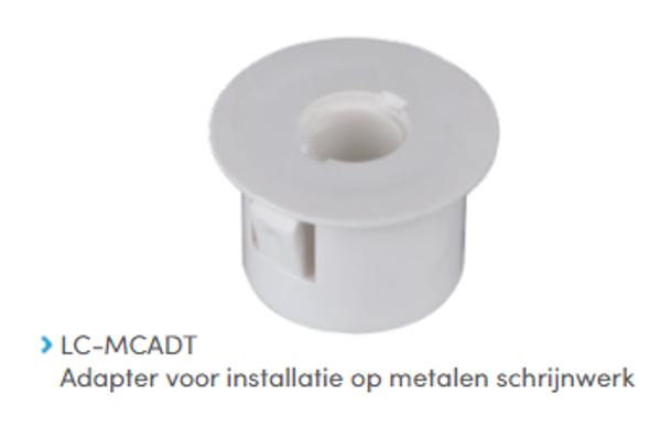 LockControl LC-MC... adapter voor inbouw metalen schrijnwerk LC-MCADT