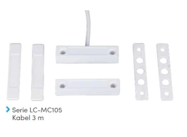 LockControl Opbouw Magneetcontact NO   LC-MC10512