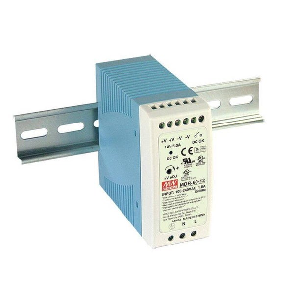 Meanwell Voeding MDR 60W-12V - 12V/DC - 5A