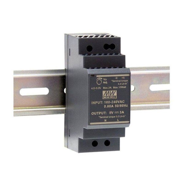 Meanwell Voeding Ultra slim DIN rail 220V/12VDC 2A 24W - HDR-30-12  MEA_HDR-30-12