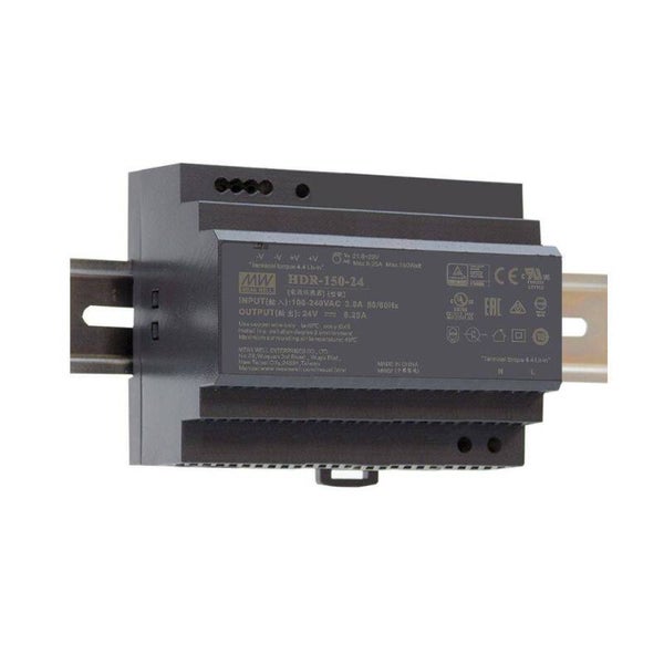 Meanwell Voeding Ultra slim DIN rail 220V/15VDC 9.5A 150W- HDR-150-15  MEA_HDR-150-15