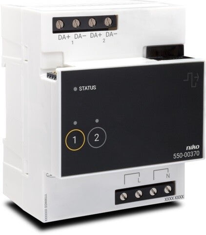 Niko DALI-adresseerbare module, 2 kanalen - 550-00370