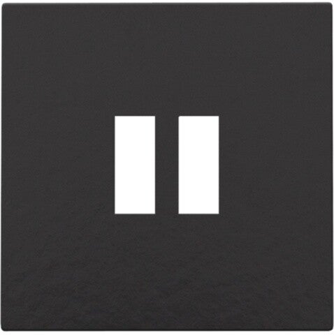 Niko Afwerkingsset voor USB-lader, Piano Black  200-68001