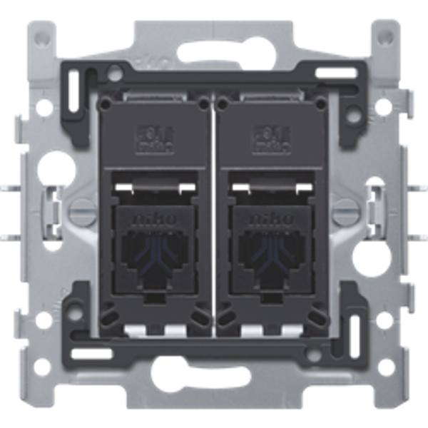 Niko 2X RJ45-aansluitingen UTP cat. 6A 170-65172