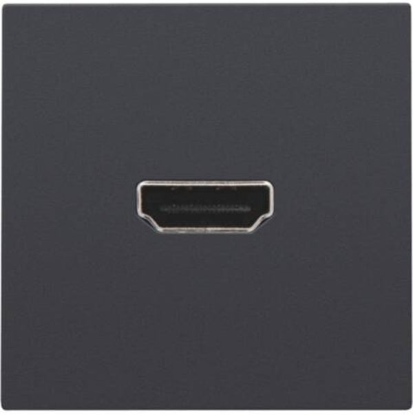 Niko Aansluiting HDMI - HDMI kleur Antraciet  122-69417