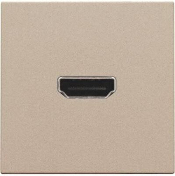 Niko Aansluiting HDMI - HDMI kleur champagne  157-69417